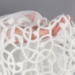 długa firana kremowa SCILLA