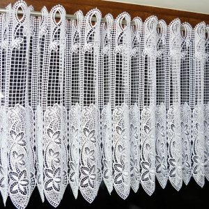 zazdrostka z gipiury na dużych oczkach biała