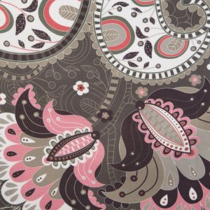 NOWOCZESNA SZARFA DEKORACYJNA ~ PROSTOKĄTNA ~ ALVINA ~ CZERŃ + RÓŻ ~ 35x180