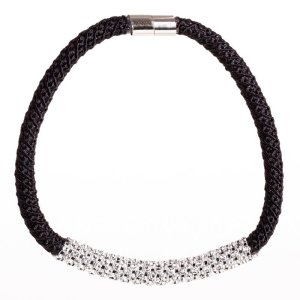 Eleganckie podpięcie do zasłon i firan z cyrkoniami