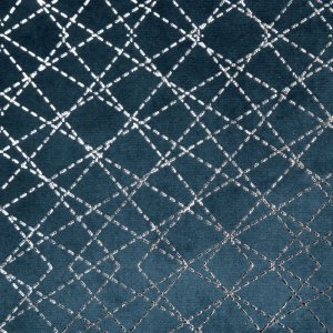 GOTOWE ZASŁONY W STYLU GLAMOUR NA PRZELOTKACH Z WELURU MOLY ~ nr 1615 ~ 1,40m x 2,50m