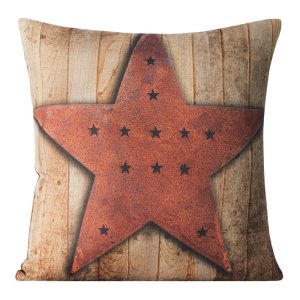 POSZEWKA DEKORACYJNA ~ STAR 11 ~ 40x40 ~ BRĄZ