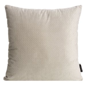 WELUROWA POSZEWKA DEKORACYJNA ~ ELIZA ~ 40x40 ~ BEŻ