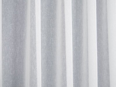 FIRANY Z ETAMINY NABŁYSZCZANEJ - ETAMINA GŁADKA ~ "LUREX" BIEL + SREBRO ~ 300