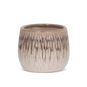 RUSTYKALNA DONICZKA DEKORACYJNA ~ CERAMICZNA DONICZKA NA KWIATY ~ ROSINA-01 ~ KPL. 2SZT.