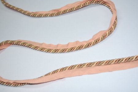 ELEGANCKI SZNUR PASMANTERYJNY ~ wys. 2,00cm ~ ŁOSOŚ + BEŻ