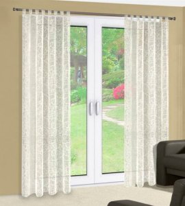 GOTOWE FIRANY NA SZELKACH Z ORGANTYNY LINDA ~ nr 259 ~ 1,40m x 2,00m