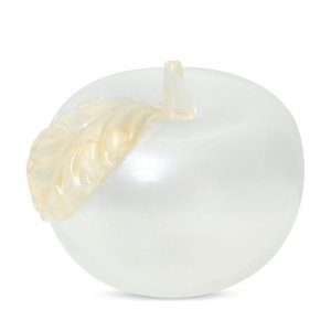SZKLANA FIGURKA DEKORACYJNA W KSZTAŁCIE JABŁKA ~ JABŁKO ZE SZKŁA ~ SZKŁO ARTYSTYCZNE ~ GABI/FIG/01