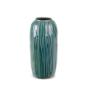 WYSOKI WAZON W STYLU BOHO ~ ZIELONY WAZON CERAMICZNY ~ REA2