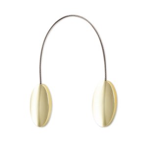 Złoty magnes do podpięcia zasłon i firan