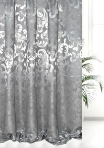 ELEGANCKIE, DWUSTRONNE ZASŁONY DO SALONU ~ SREBRNE ZASŁONY ~ "MARITA I" ~ 280