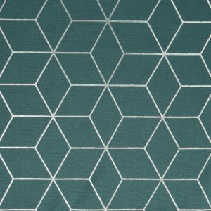 NOWOCZESNE GOTOWE ZASŁONY NA PRZELOTKACH Z A'LA BAWEŁNY CUBE ~ nr 1544 ~ 1,40m x 2,50m
