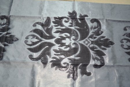 EKSKLUZYWNA TKANINA ZASŁONOWA Z ORNAMENTEM ITALISSIMA BY EWA MINGE ~ OUTLET 162 ~ 60 ~ KUPON 1,25m
