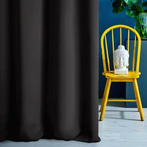 GRUBE ZASŁONY ZACIEMNIAJĄCE - OK 80% ZACIEMNIENIA ~ "BLACKOUT TREND" GRAFIT ~ 280 ~ KUPON 1,90M