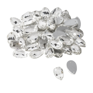 Kryształowe guziki do dekoracji wnętrz w stylu glamour