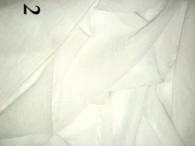 FIRANA Z GŁADKIEGO WOALU - WOAL KRESZOWANY ~ KREM ~ 150 ~ KUPON 5,30m