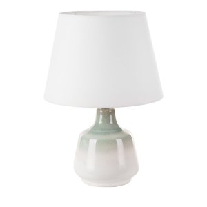 KREMOWO MIĘTOWA LAMPA ~ CERAMICZNA LAMPA W STYL BOHO ~ LAMPA OZDOBNA ~ LIANA1