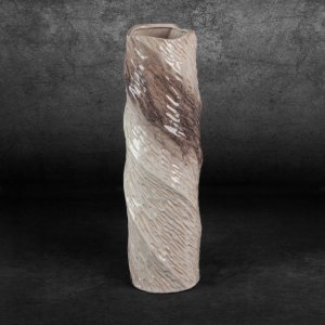 RUSTYKALNY WAZON DEKORACYJNY ~ CERAMICZNY WYSOKI WAZON NA KWIATY ~ ROSINA-04