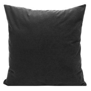 POSZEWKA DEKORACYJNA ~ MILO ~ 45x45 ~ CZERŃ
