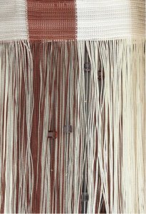 CIENIOWANE SPAGETTI Z KORALAMI ~ MAKARONY ~ KREM, BEŻ, BRĄZ ~ 1,50m x 2,50m