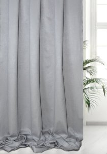 Eleganckie, srebrne zasłony na metry - jasne zasłony do salonu kolekcja premium - "Preto" - 140