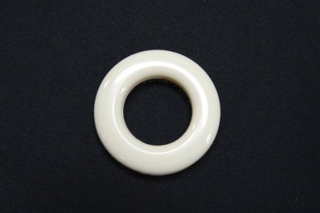 MAŁE PRZELOTKI OKRĄGŁE UNIWERSALNE - MALOWANE PROSZKOWO DO FIRAN I ZASŁON ~ Φ 3,50CM ~ KREM