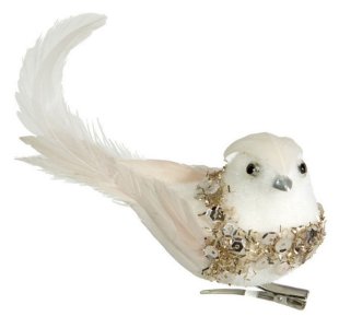 OZDOBA CHOINKOWA SW/OZD/BIRD/13/S ~ PTAK ~ SZAMPAN ~ kpl. 6szt