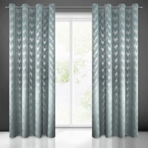 EKSKLUZYWNE GOTOWE ZASŁONY NA PRZELOTKACH Z WELURU BIANKA ~ nr 1501 ~1,40m x 2,50m
