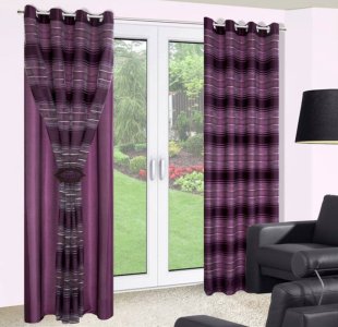 GOTOWE ZASŁONY W PASY NA PRZELOTKACH Z ORGANTYNY ~ nr 291~ 1,40m x 2,50m