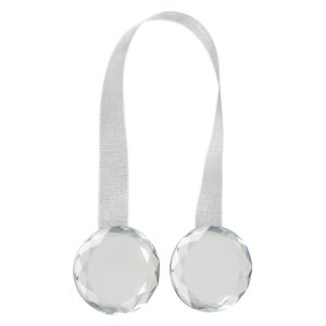 kryształowy magnes do firan i zasłon