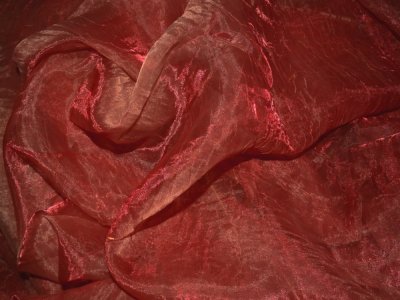 DEKORACYJNA ORGANTYNA KRESZOWANA ~ "DREAM" ~ JASNE BORDO ~ 280