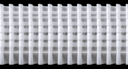 Taśma marszcząca oł&oacute;wek 12330/70 &ndash; dekoracyjne symetryczne słupki i gęste załamania