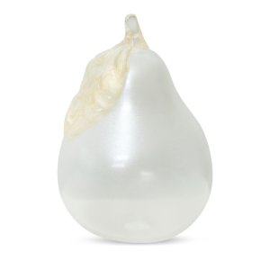 SZKLANA FIGURKA DEKORACYJNA W KSZTAŁCIE GRUSZKI ~ JABŁKO ZE SZKŁA ~ SZKŁO ARTYSTYCZNE ~ GABI/FIG/02