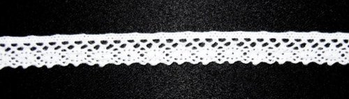 BAWEŁNIANA KORONKA DO FIRAN ~ wzór nr 14 NATURAL ~ wys. 1,50cm