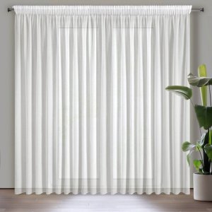 GOTOWA FIRANA NABŁYSZCZANA ~ GOTOWA FIRANA NA TAŚMIE Z TUNELEM ~ MARGO ~ 3m x 2,70m