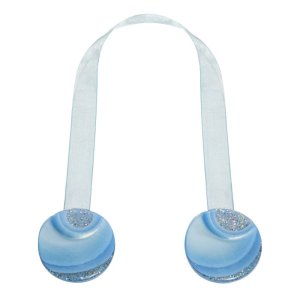 Magnes do firan i zasłon - Upinacz dekoracyjny z magnesem - M/109 - niebieski