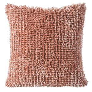 POSZEWKA DEKORACYJNA ~ PILAR ~ KORAL ~ 45x45 ~ KPL 2 szt