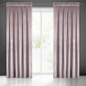 ELEGANCKIE JEDNOKOLOROWE GOTOWE ZASŁONY NA TAŚMIE Z WELURU PIERRE ~ nr 202 ~ 1,40m x 3,00m