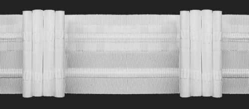 TAŚMA MARSZCZĄCA DO FIRAN I ZASŁON ~ IV ZĄBKI 12020 1:3 ~ wys. 5cm