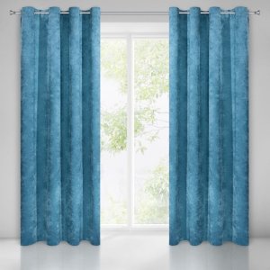 ELEGANCKIE GOTOWE ZASŁONY NA PRZELOTKACH Z WELURU ANISA ~ nr 1436 ~ 1,40m x 2,50m