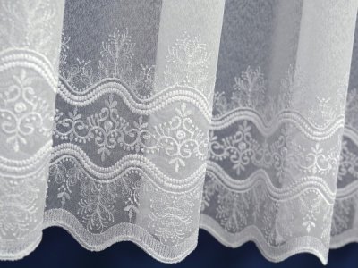 DELIKATNA FIRANA HAFTOWANA ~ MARKIZETA HAFTOWANA ~ "AXON I" BIEL ~ 190