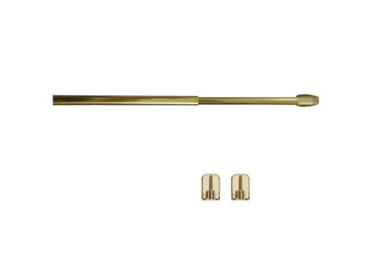 ZŁOT PRĘT DO ZAZDROSTEK Z PRZYLEPCAMI ~ ZŁOTY MINI KARNISZ NA ZAZDROSTKI ~ 100-140CM KPL