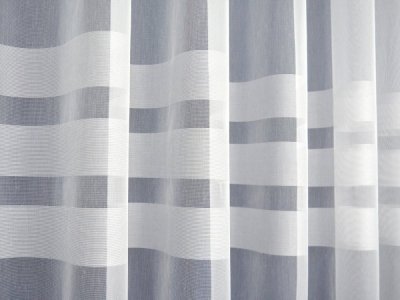 NOWOCZESNA EKO FIRANA W POZIOME PASY ~ "SEDA" NATURAL ~ 300