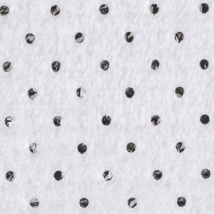 NOWOCZESNY KOC Z PLUSZU W STYLU GLAMOUR ~ EPSILON ~ BIEL + SREBRO ~ 150x200
