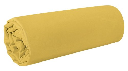 PRZEŚCIERADŁO SATYNOWE BEZ GUMKI ~ 1/NOVA ~ MUSZTARDA ~ 220X210