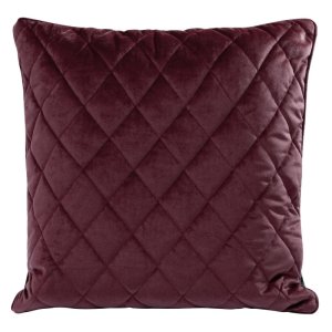 WELUROWA POSZEWKA DEKORACYJNA ~ VELVET/28/F ~ 50x50 ~ BORDO