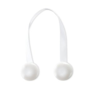 Kremowy magnes upinacz do firanek i zasłonek