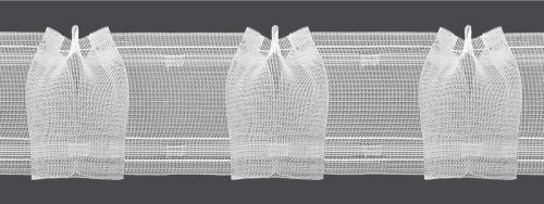 Dekoracyjna - kielichowa taśma marszcząca do firan i zasłon - KIELICHY 20473 1:3 - wys. 8cm