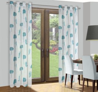 ELEGANCKIE GOTOWE FIRANY  NA PRZELOTKACH Z ETAMINY DORIS ~ nr 306 ~ 1,40m x 2,50m