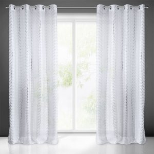 NOWOCZESNE GOTOWE FIRANY Z ETAMINY NA PRZELOTKACH BIRAY ~ nr 131 ~ 1,40m x 2,50m